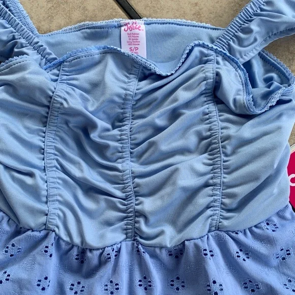 Justice Light Blue Ruffle Top - Picture 4 of 12